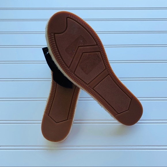 Rebecca Minkoff Black Satin Giana Espadrille Slide - Picture 5 of 5